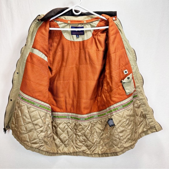 IZOD Vintage Chore Coat Barn Jacket Mens Size Large Western Field Canvas Utility - Picture 7 of 16